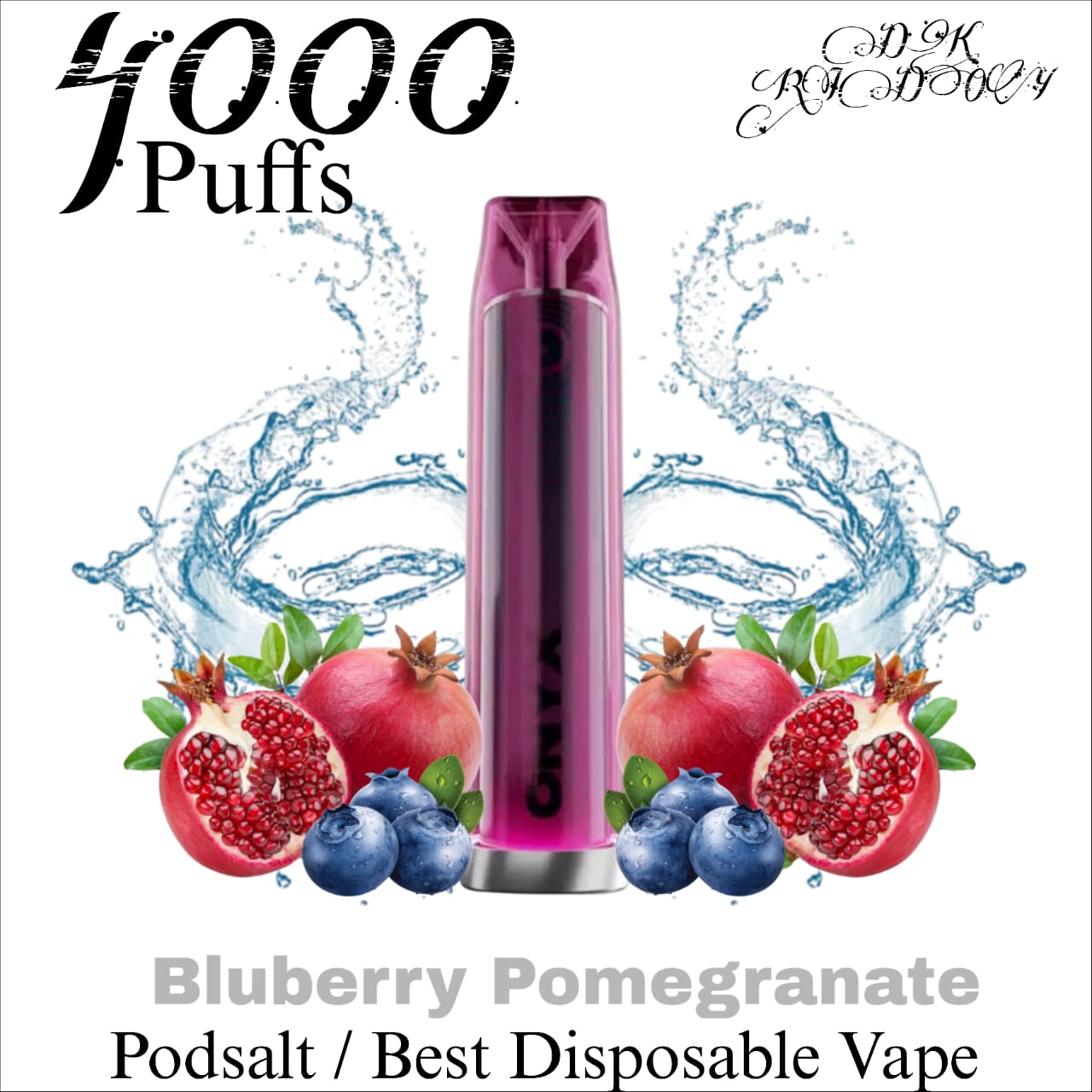 Pod Salt Onyx Blueberry Pomegranate 20mg 4000 Puffs in Dubai UAE