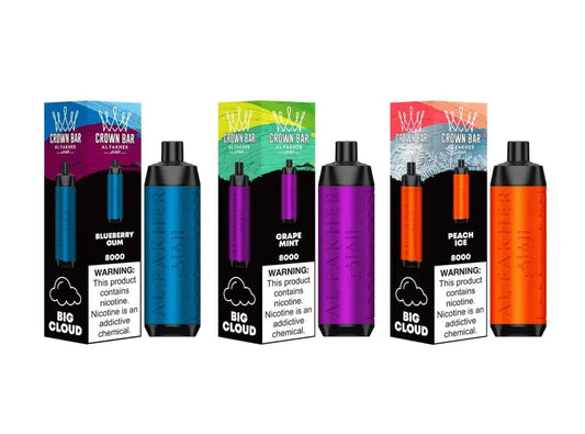 Al Fakher Crown Bar 8000 Puffs vs 12000 Puffs: Which One Is Right