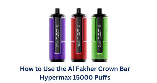 How to Use the Al Fakher Crown Bar Hypermax 15000 Puffs