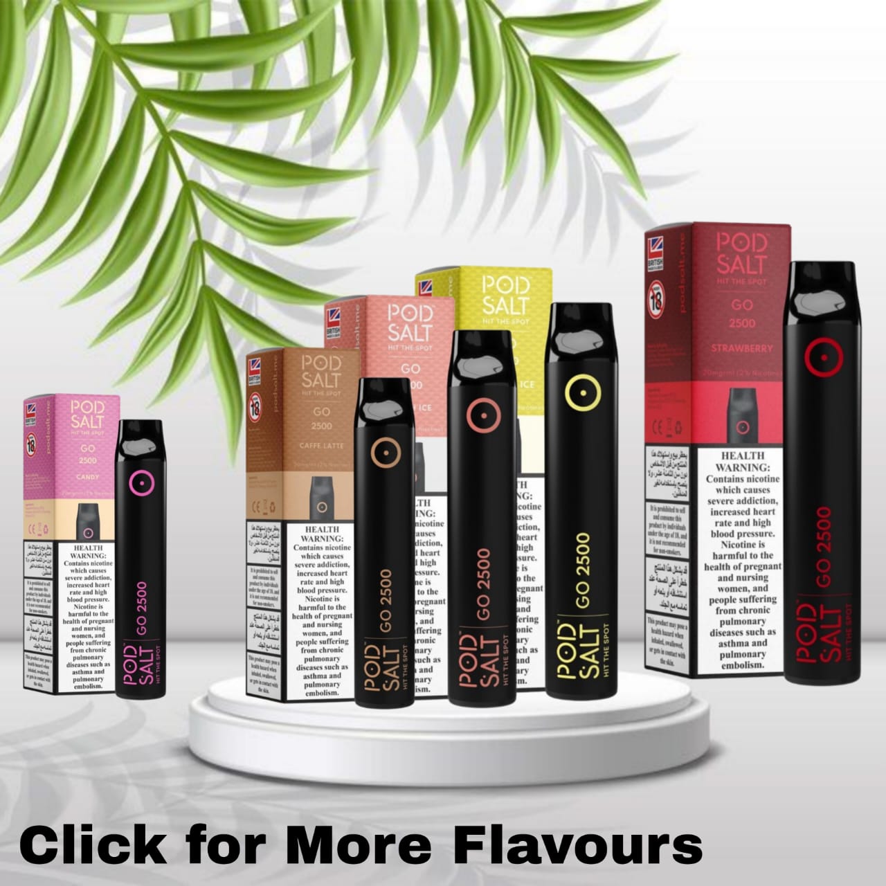 Pod Salt Go 2500 Puffs 20mg Disposable Vape