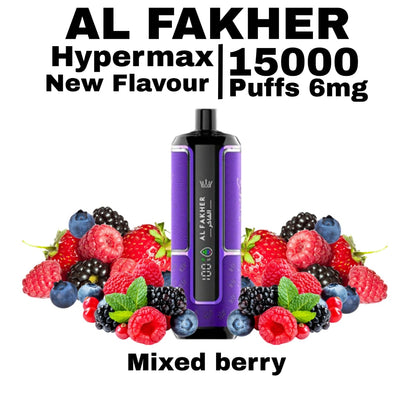 Al Fakher Crown Bar Hypermax 15000 Puffs Disposable Vape in UAE