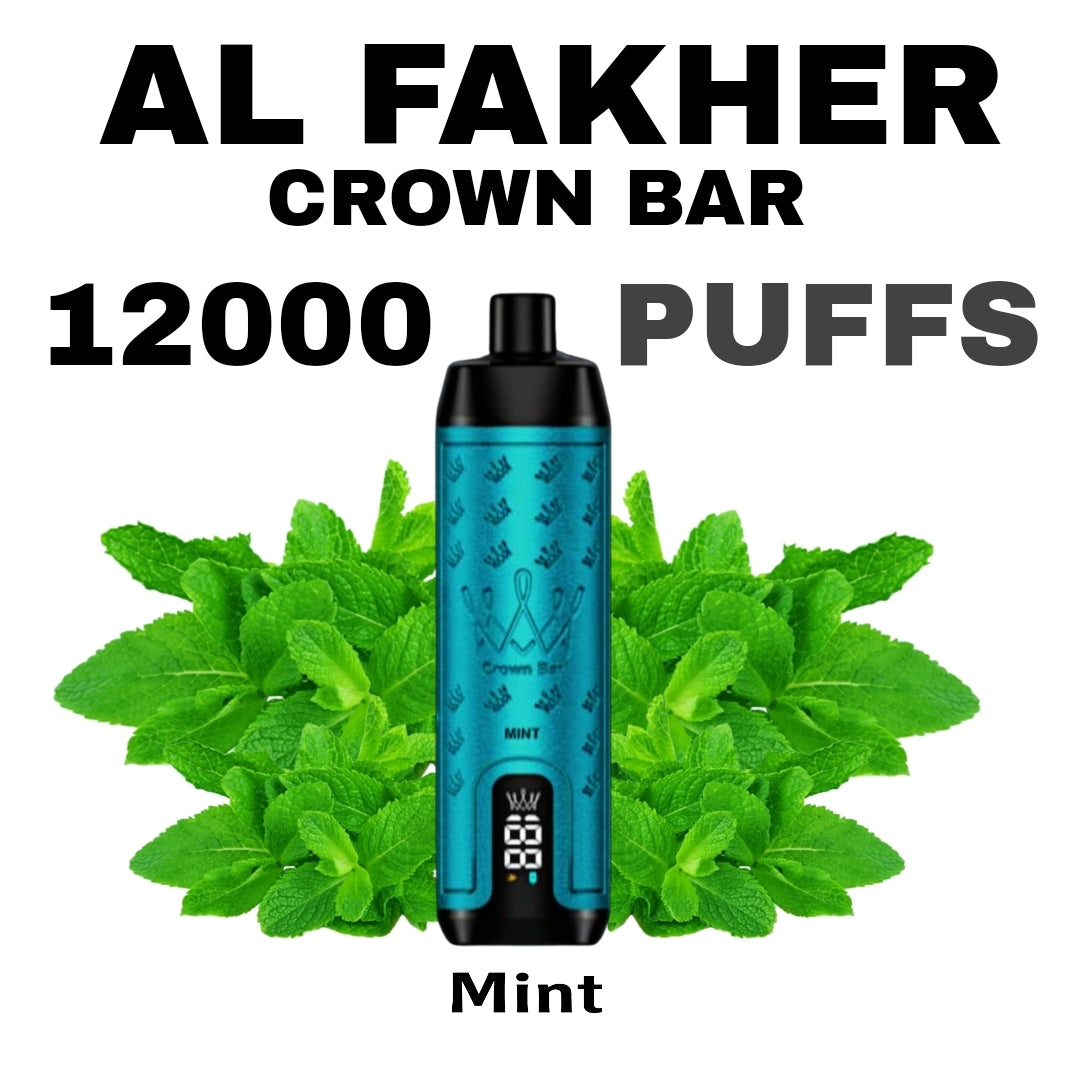 Al Fakher Crown Bar 12000 Puffs Mint