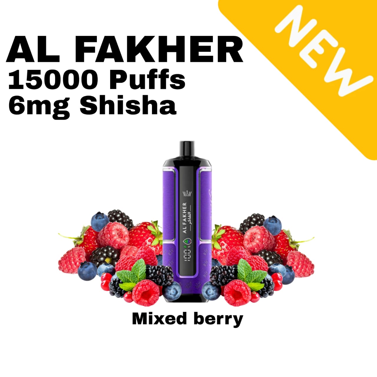 Al Fakher Crown Bar Hypermax 15000 Puffs Disposable Vape in UAE