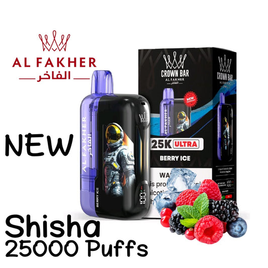 Al Fakher Ultra 25000 Puffs Berry Ice