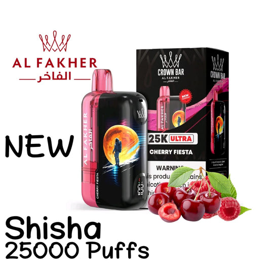 Al Fakher Ultra 25000 Puffs Cherry Fiesta