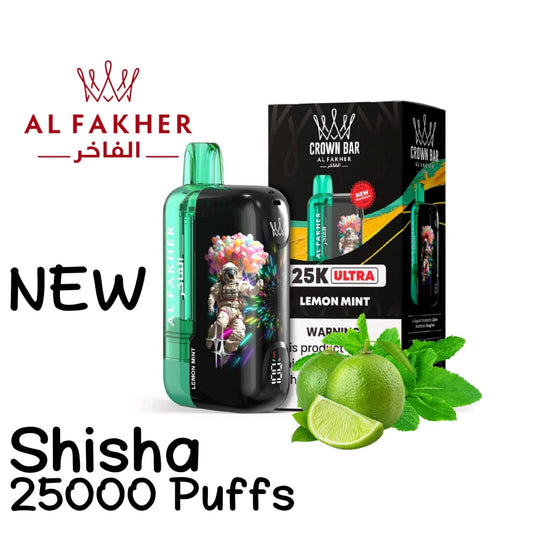 Al Fakher Ultra 25000 Puffs Lemon Mint