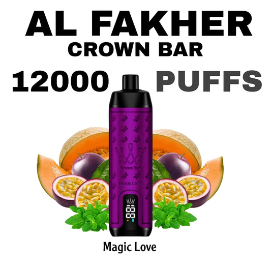 Al Fakher Crown Bar 12000 Puffs Magic Love