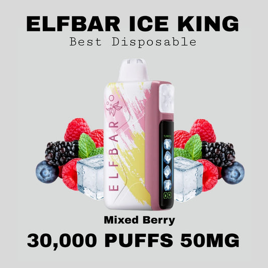 Best ELFBAR Ice King 30K Puffs Mixed Berry in Dubai UAE