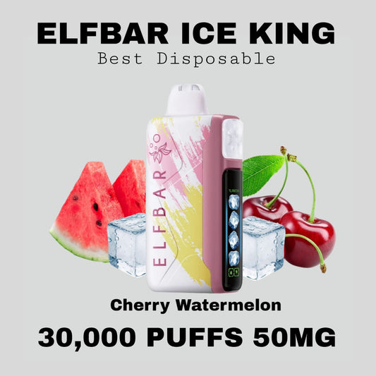 Best ELFBAR Ice King 30K Puffs Cherry Watermelon in Dubai UAE