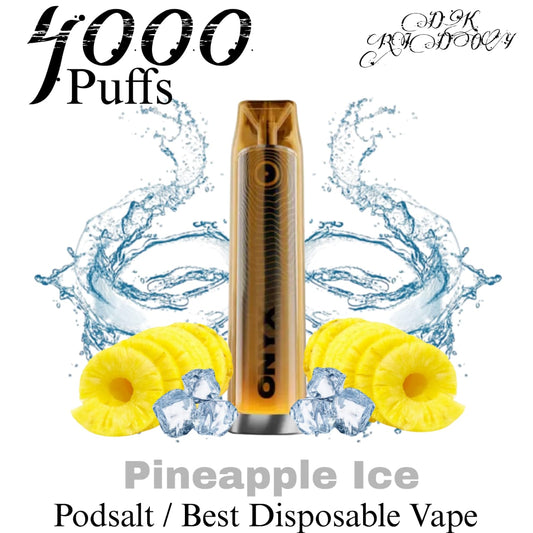 Pod Salt Onyx Pineapple Ice 20mg  4000 Puffs in Dubai UAE