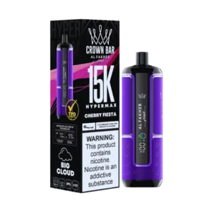 AL FAKHER Crown Bar 15000 Puffs CHERRY FIESTA