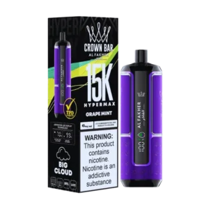 AL FAKHER Crown Bar 15000 Puffs GRAPE MINT
