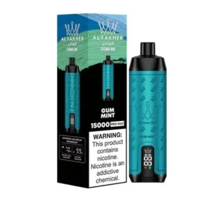 AL FAKHER Crown Bar 15000 Puffs Gum Mint