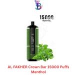 AL FAKHER Crown Bar 15000 Puffs Menthol in Dubai UAE