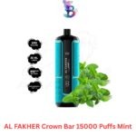 AL FAKHER Crown Bar 15000 Puffs Mint in Dubai UAE