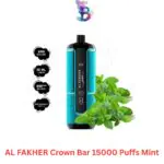AL FAKHER Crown Bar 15000 Puffs Mint in Dubai UAE
