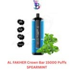 AL FAKHER Crown Bar 15000 Puffs SPEARMINT in Dubai UAE