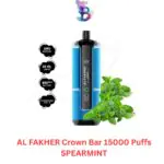 AL FAKHER Crown Bar 15000 Puffs SPEARMINT in Dubai UAE