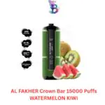 AL FAKHER Crown Bar 15000 Puffs WATERMELON KIWI in Dubai UAE