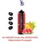 AL FAKHER Crown Bar 15000 Puffs Watermelon Pineapple in Dubai UAE