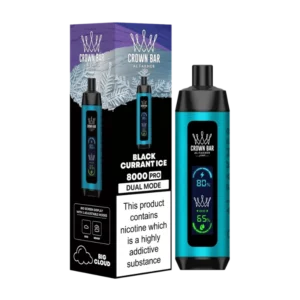 AL FAKHER Crown Bar Pro 8000 Puffs BLACKCURRANT ICE