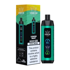 AL FAKHER Crown Bar Pro 8000 Puffs LEMON MINT
