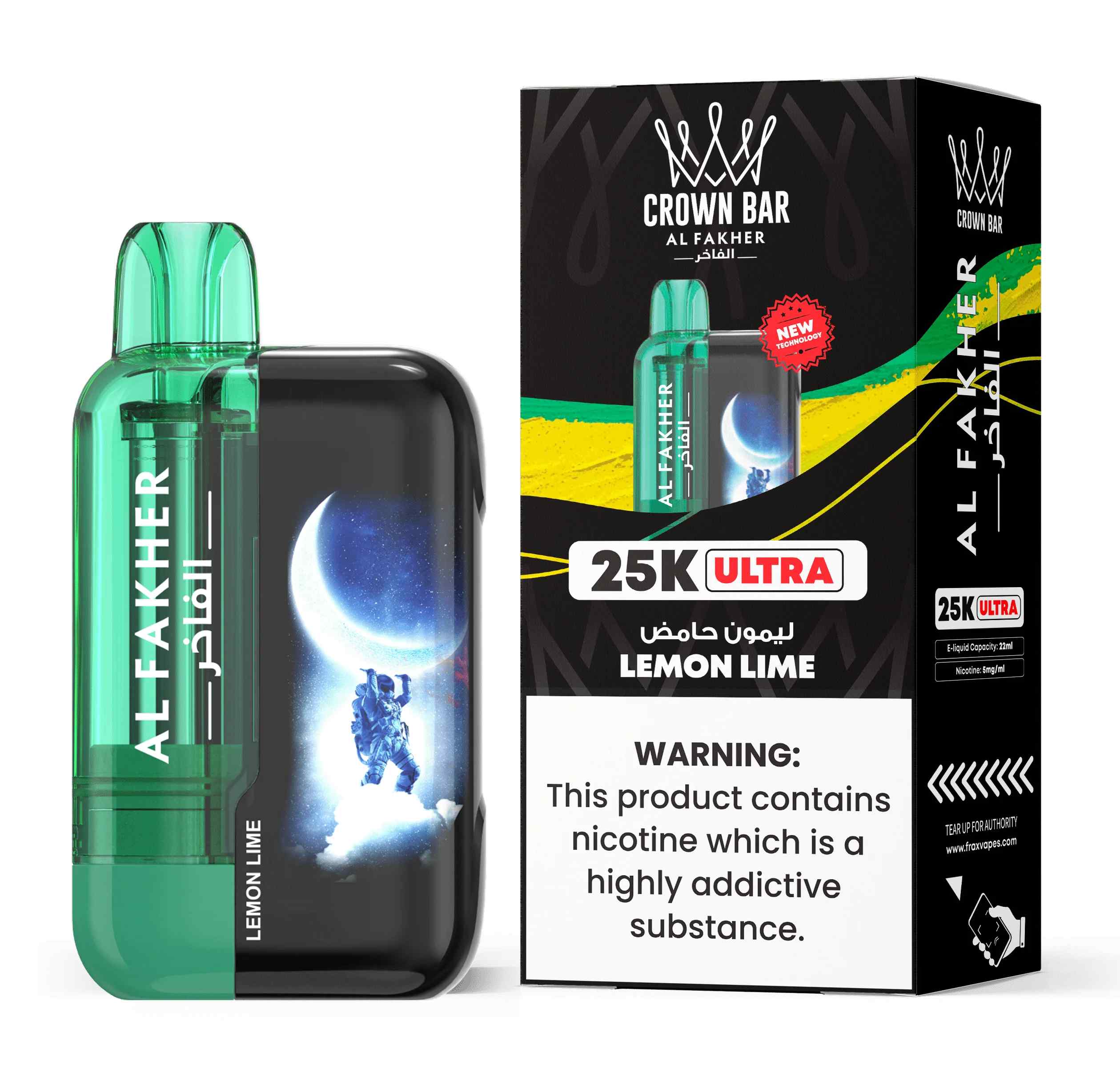 Al Fakher Ultra 25000 Puffs Lemon Lime