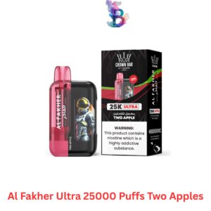 Al Fakher Ultra 25000 Puffs Two Apples Vape in Dubai UAE