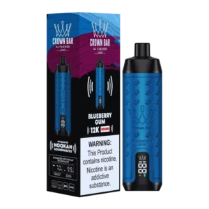 Al Fakher Crown bar 12000 Puffs Blueberry Gum in Dubai