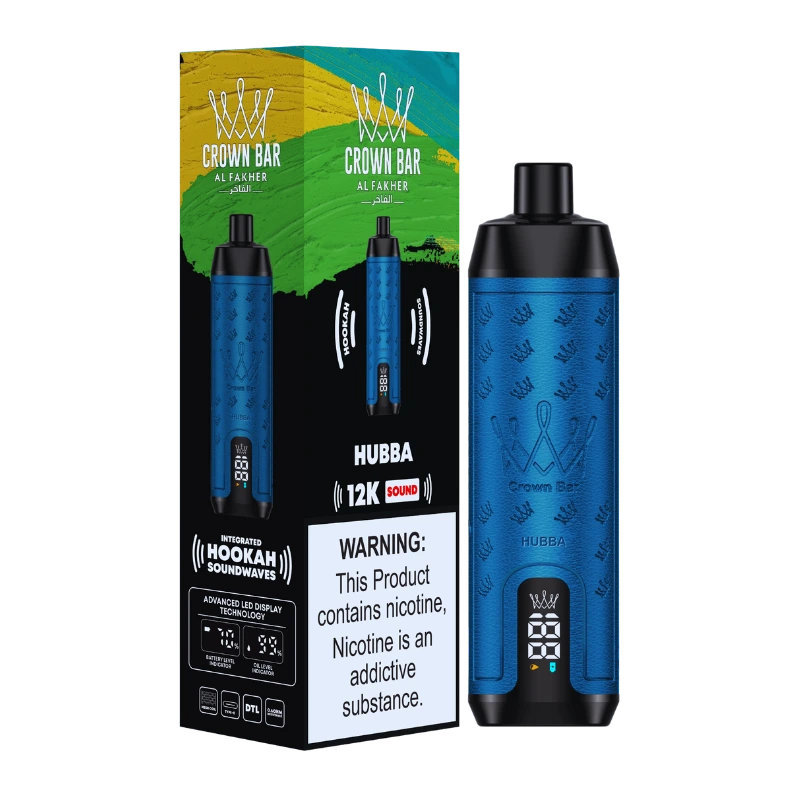 Al Fakher Crown bar 12000 Puffs Hubba in Dubai