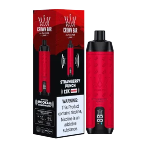 Al Fakher Crown bar 12000 Puffs Strawberry Punch in Dubai
