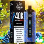 Al Fakher Crown Bar Berry ice Mega Max 40000 Puffs Disposable Vape in UAE