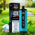 Al Fakher Crown Bar Lemon mint Mega Max 40000 Puffs Disposable Vape in UAE