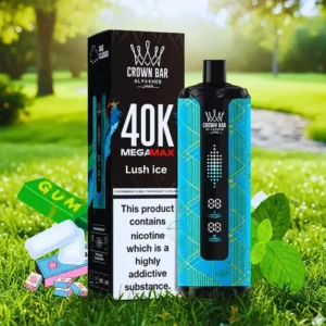 Al Fakher Crown Bar Lush ice Mega Max 40000 Puffs Disposable Vape in UAE
