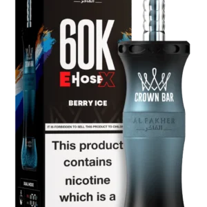Al Fakher Crown Bar E Hose X 60000 Puffs Berry Ice