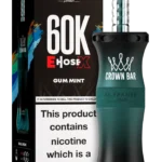 Al Fakher Crown Bar E Hose X 60000 Puffs Gum Mint