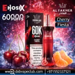 Al Fakher Crown Bar E Hose X 60000 Puffs Cherry Fiesta