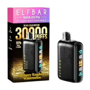 Elfbar Raya D3 Pro 30000 Puffs Disposable Vape Blueberry Raspberry Watermelon