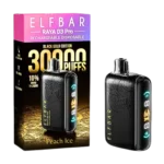 Elfbar Raya D3 Pro 30000 Puffs Disposable Vape Peach Ice