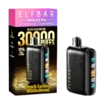 Elfbar Raya D3 Pro 30000 Puffs Disposable Vape Peach Lychee Blackcurrant