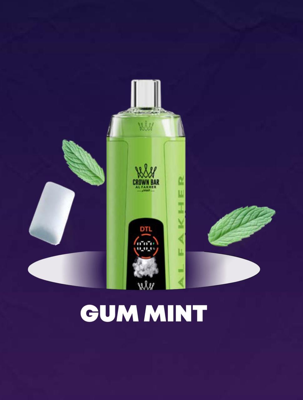 Al Fakher Crystal 8000 Puffs Gum Mint Al Fakher Crystal 8000 Puffs Gum Mint