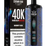 Al Fakher Crown Bar Mega Max 40000 Puffs Berry Ice