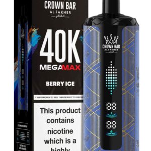 Al Fakher Crown Bar Mega Max 40000 Puffs Berry Ice