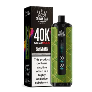 Al Fakher Crown Bar Mega Max 40000 Puffs Blue Razz Lemonade