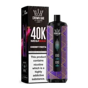 Al Fakher Crown Bar Mega Max 40000 Puffs Cherry Fiesta
