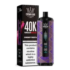 Al Fakher Crown Bar Mega Max 40000 Puffs Cherry Fiesta