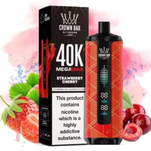 Al Fakher Crown Bar Mega Max 40000 Puffs Strawberry Cherry