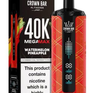 Al Fakher Crown Bar Mega Max 40000 Puffs Watermelon Pineapple