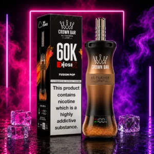 Al Fakher Crown Bar E Hose X 60000 Puffs Fusion Pop