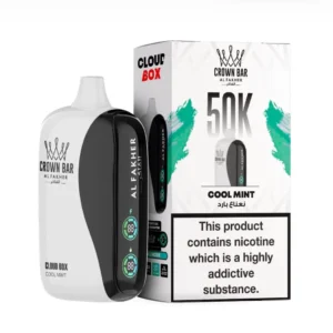 Crown Bar Al Fakher 50000 Puffs Cloud Box Cool Mint